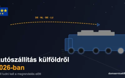 Autószállítás külföldről 2026-ban: amit tudni kell, mielőtt megrendelöd a kocsit